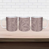 Hawaii Prince Kuhio Ceramic Mug Mocha Hawaiian Lau Maia With Leis LT05 - Polynesian Pride
