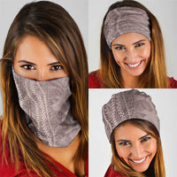 Hawaii Prince Kuhio Neck Gaiter Mocha Hawaiian Lau Maia With Leis LT05 - Polynesian Pride