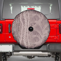 Hawaii Prince Kuhio Spare Tire Cover Mocha Hawaiian Lau Maia With Leis LT05 - Polynesian Pride