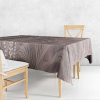 Hawaii Prince Kuhio Tablecloth Mocha Hawaiian Lau Maia With Leis LT05 - Polynesian Pride