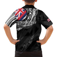 Personalised Hawaii Prince Kuhio Family Matching Long Sleeve Bodycon Dress and Hawaiian Shirt Hawaiian Maile Lei