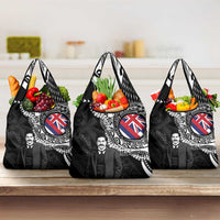 Hawaii Prince Kuhio Grocery Bag Hawaiian Maile Lei LT05 3-pack One Size Black - Polynesian Pride