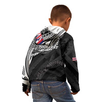 Personalised Hawaii Prince Kuhio Kid Hoodie Hawaiian Maile Lei LT05 - Polynesian Pride