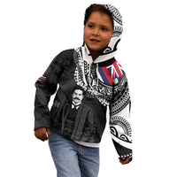 Personalised Hawaii Prince Kuhio Kid Hoodie Hawaiian Maile Lei LT05 - Polynesian Pride