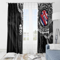 Hawaii Prince Kuhio Window Curtain Hawaiian Maile Lei LT05 - Polynesian Pride