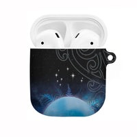 New Zealand Matariki AirPods Case Pleiades Star Cluster Blue Galaxy LT05 Blue - Polynesian Pride