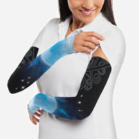 New Zealand Matariki Arm Sleeves Pleiades Star Cluster Blue Galaxy LT05 - Polynesian Pride