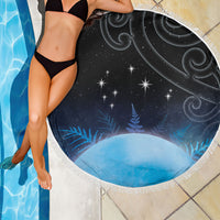 New Zealand Matariki Beach Blanket Pleiades Star Cluster Blue Galaxy LT05 - Polynesian Pride