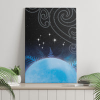 New Zealand Matariki Canvas Wall Art Pleiades Star Cluster Blue Galaxy LT05 - Polynesian Pride