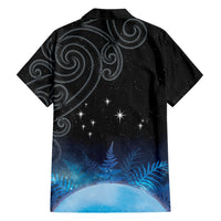 New Zealand Matariki Family Matching Mermaid Dress and Hawaiian Shirt Pleiades Star Cluster Blue Galaxy