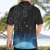 New Zealand Matariki Hawaiian Shirt Pleiades Star Cluster Blue Galaxy LT05 - Polynesian Pride