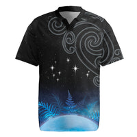 New Zealand Matariki Rugby Jersey Pleiades Star Cluster Blue Galaxy LT05 Blue - Polynesian Pride