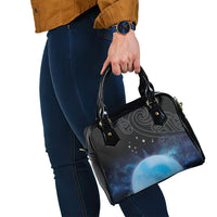 New Zealand Matariki Shoulder Handbag Pleiades Star Cluster Blue Galaxy LT05 - Polynesian Pride