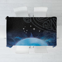 New Zealand Matariki Tablecloth Pleiades Star Cluster Blue Galaxy LT05 Blue - Polynesian Pride