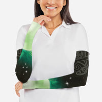 New Zealand Matariki Arm Sleeves Pleiades Star Cluster Green Galaxy LT05 - Polynesian Pride