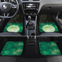 New Zealand Matariki Car Mats Pleiades Star Cluster Green Galaxy LT05 Set 4pcs Green - Polynesian Pride