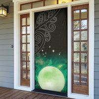 New Zealand Matariki Door Cover Pleiades Star Cluster Green Galaxy LT05 - Polynesian Pride