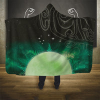 New Zealand Matariki Hooded Blanket Pleiades Star Cluster Green Galaxy LT05 - Polynesian Pride