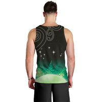 New Zealand Matariki Men Tank Top Pleiades Star Cluster Green Galaxy
