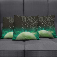 New Zealand Matariki Pillow Cover Pleiades Star Cluster Green Galaxy LT05 - Polynesian Pride