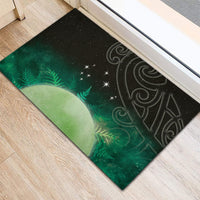 New Zealand Matariki Rubber Doormat Pleiades Star Cluster Green Galaxy LT05 - Polynesian Pride