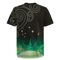 New Zealand Matariki Rugby Jersey Pleiades Star Cluster Green Galaxy LT05 - Polynesian Pride