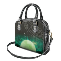 New Zealand Matariki Shoulder Handbag Pleiades Star Cluster Green Galaxy LT05 - Polynesian Pride