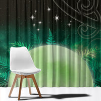 New Zealand Matariki Window Curtain Pleiades Star Cluster Green Galaxy LT05 - Polynesian Pride