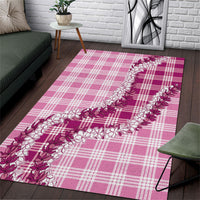Pink Hawaii Palaka Area Rug Hawaiian Honohono Lei LT05 Pink - Polynesian Pride