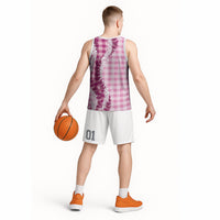 Pink Hawaii Palaka Basketball Jersey Hawaiian Honohono Lei LT05 - Polynesian Pride