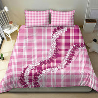 Pink Hawaii Palaka Bedding Set Hawaiian Honohono Lei LT05 - Polynesian Pride