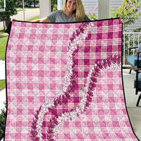 Pink Hawaii Palaka Quilt Hawaiian Honohono Lei LT05 Pink - Polynesian Pride
