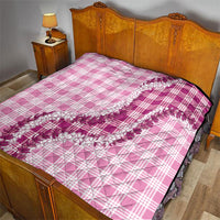 Pink Hawaii Palaka Quilt Hawaiian Honohono Lei LT05 - Polynesian Pride