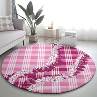 Pink Hawaii Palaka Round Carpet Hawaiian Honohono Lei LT05 - Polynesian Pride