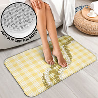 Yellow Hawaii Palaka Bathroom Set Hawaiian Honohono Lei LT05 - Polynesian Pride