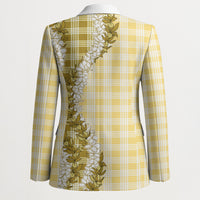Yellow Hawaii Palaka Blazer Hawaiian Honohono Lei LT05 - Polynesian Pride