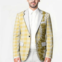 Yellow Hawaii Palaka Blazer Hawaiian Honohono Lei LT05 - Polynesian Pride