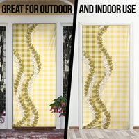 Yellow Hawaii Palaka Door Cover Hawaiian Honohono Lei LT05 - Polynesian Pride