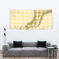 Yellow Hawaii Palaka Tapestry Hawaiian Honohono Lei LT05 - Polynesian Pride
