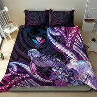 Hawaiian Monk Seal Bedding Set Kakau Tribal Pattern Violet Gradient LT05 - Polynesian Pride