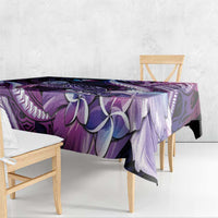 Hawaiian Monk Seal Tablecloth Kakau Tribal Pattern Violet Gradient LT05 - Polynesian Pride
