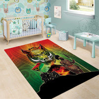 Vanuatu July 30th 1980 Area Rug Happy Independence Day - Polynesian Pride