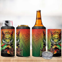 Vanuatu July 30th 1980 4 in 1 Can Cooler Tumbler Happy Independence Day LT05 - Polynesian Pride