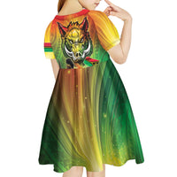 Vanuatu July 30th 1980 Kid Short Sleeve Dress Happy Independence Day - Polynesian Pride