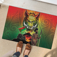 Vanuatu July 30th 1980 Rubber Doormat Happy Independence Day LT05 - Polynesian Pride