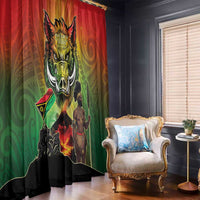 Vanuatu July 30th 1980 Window Curtain Happy Independence Day - Polynesian Pride