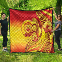 Vanuatu 46 Yia Indipendens Anivesari Quilt Tamtam Drum With Boar Tusk LT05 - Polynesian Pride