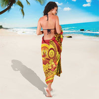 Vanuatu 46 Yia Indipendens Anivesari Sarong Tamtam Drum With Boar Tusk LT05 - Polynesian Pride