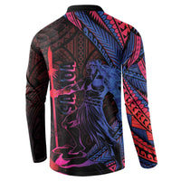 Samoan Pride Button Sweatshirt The Tui Manua LT05 - Polynesian Pride