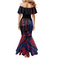 Samoan Pride Family Matching Mermaid Dress and Hawaiian Shirt The Tui Manua - Polynesian Pride